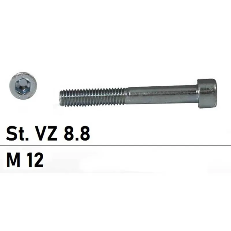 Zylinderschraube ISO 4762 - DIN 912 - M12x240 - Innensechskant - verzinkt 8.8 - 25 Stück Heißes Angebot