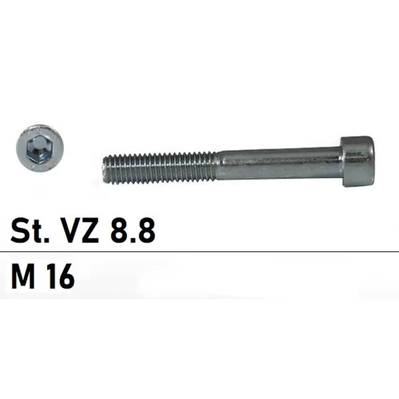 Zylinderschraube ISO 4762 - DIN 912 - M16x50 - Innensechskant - verzinkt 8.8 - 50 Stück Top-Angebot