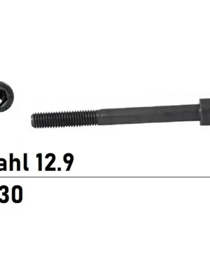 Abverkauf DIN 912 - Zylinderschraube Stahl 12.9 - M30x260 - 1 Stück
