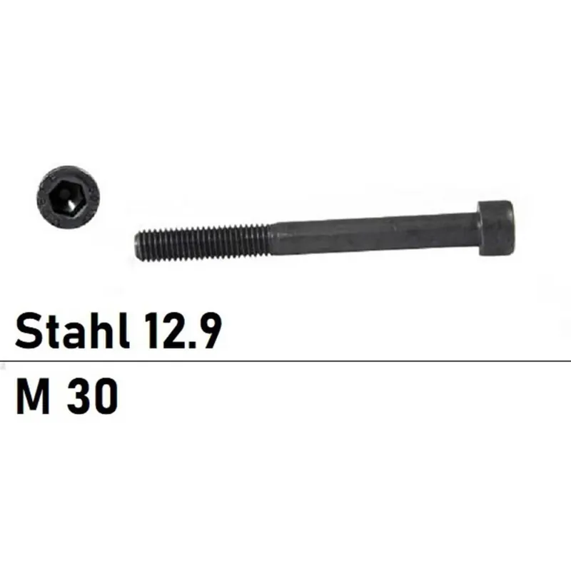 DIN 912 - Zylinderschraube Stahl 12.9 - M30x300 - 1 Stück Wochenendangebot