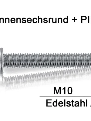 Sicherheitsschrauben Resis Torx - M10 - Flachrundkopf - Pin-Torx - A2 Top-Preis