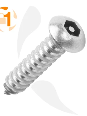 Blechschrauben Pin Hexagon - 4,2 mm - Flachrundkopf - Pin-Hex - A2 Solange Der Vorrat Reicht