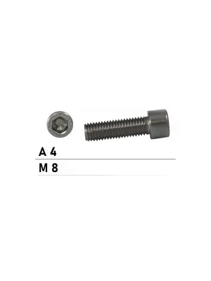 Zylinderschrauben ISO 4762 (=DIN 912) - M8x120 - Innensechskant - Teilgewinde - A4-70 - 50 Stück Schnäppchen