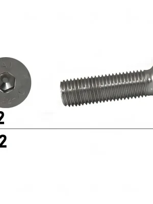 Begrenztes Angebot Senkkopfschraube ISO 10642 - DIN 7991 - M2x3 - Innensechskant - A2 - 1000 Stück