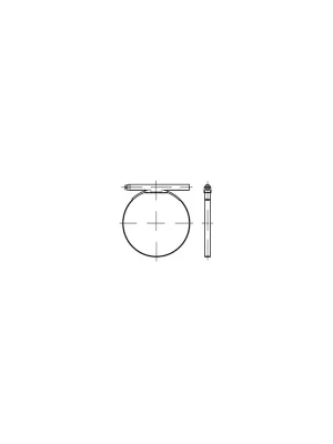 Angebot DIN 3017 A2 210-230/9 - Schlauchschellen mit Schneckenantrieb, Form A - 10 St