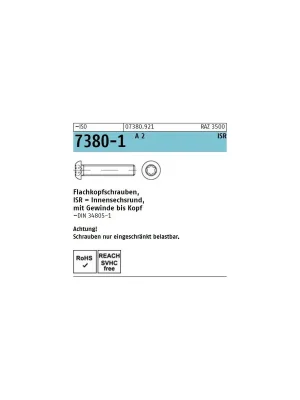 Ausverkauf Linsenkopfschrauben ISO 7380 - M2x8 - Linsenkopf - Torx - A2 - 1000 Stück