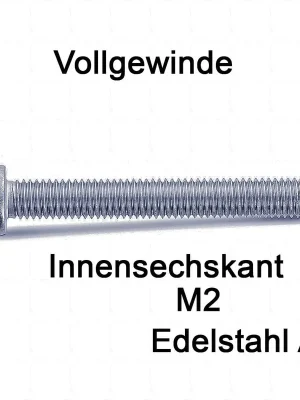 Zertifiziert ISO 7380 Linsenkopfschrauben A4 - ISK - M2x4 - 1000 Stück