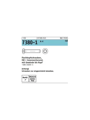 Top-Seller ISO 7380 Linsenkopfschraube A4 - TX - M2X3/3 - 1000 St