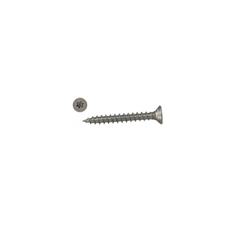 Spanplattenschrauben - 8x30 - Senkkopf - Torx - Vollgewinde - A4 - 100 Stück Neu