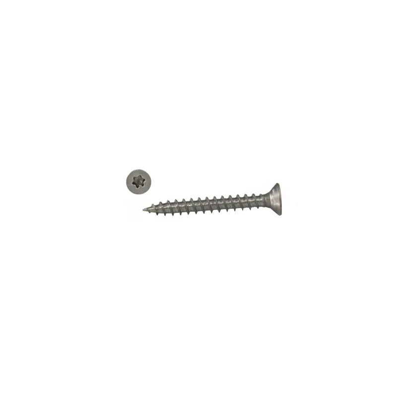 Zertifiziert Spanplattenschrauben - 8x90 - Senkkopf - Torx - Vollgewinde - A4 - 100 Stück