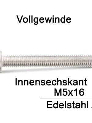Top-Seller Linsenkopfschrauben ISO 7380 - M5x16 - Linsenkopf - Innensechskant - A2 - 500 Stück