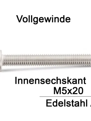 Wochenendangebot Linsenkopfschrauben ISO 7380 - M5x20 - Linsenkopf - Innensechskant - A2 - 500 Stück