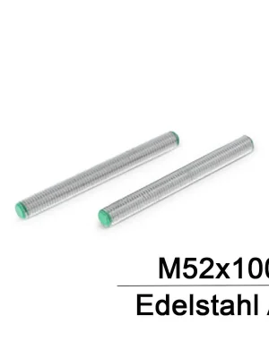 Ausverkauf Gewindestange DIN 975 M52x1000 - Edelstahl A2 - 1 Stück