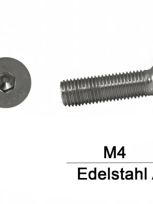Aktuell Senkkopfschrauben ISO 10642 - DIN 7991 - M4x35 - Senkkopf - ISK - A2 - 200 Stück
