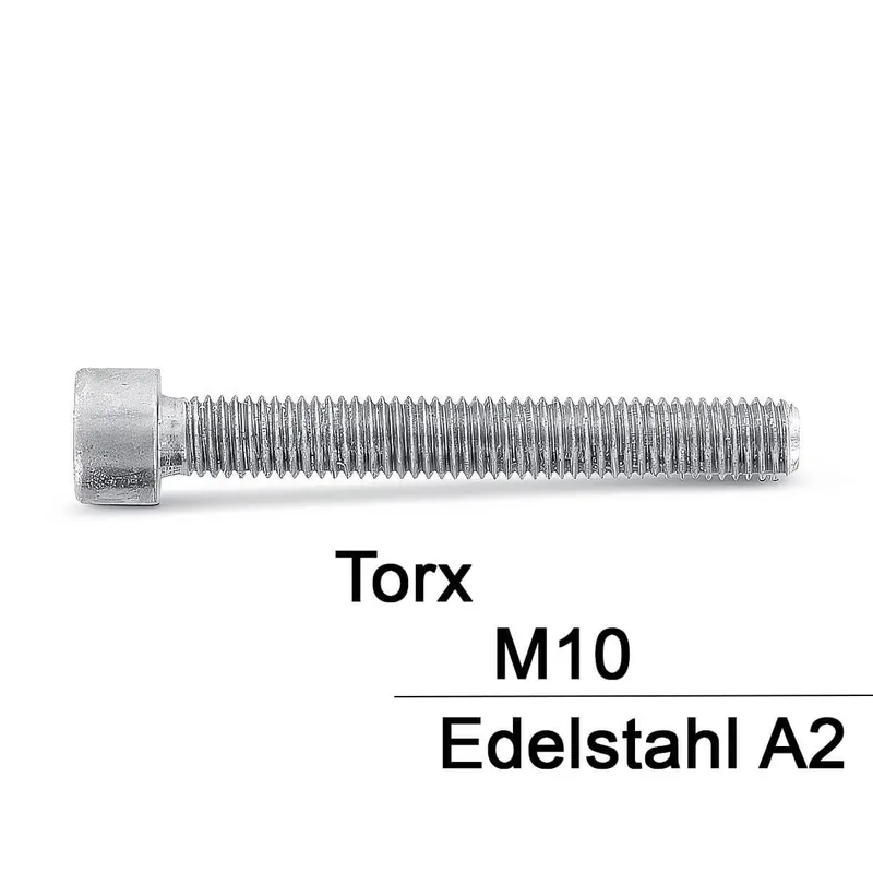 Zylinderschrauben ISO 14579 - M10x20 - Zylinderkopf - Torx - A2 - 100 Stück Direkt Vom Hersteller
