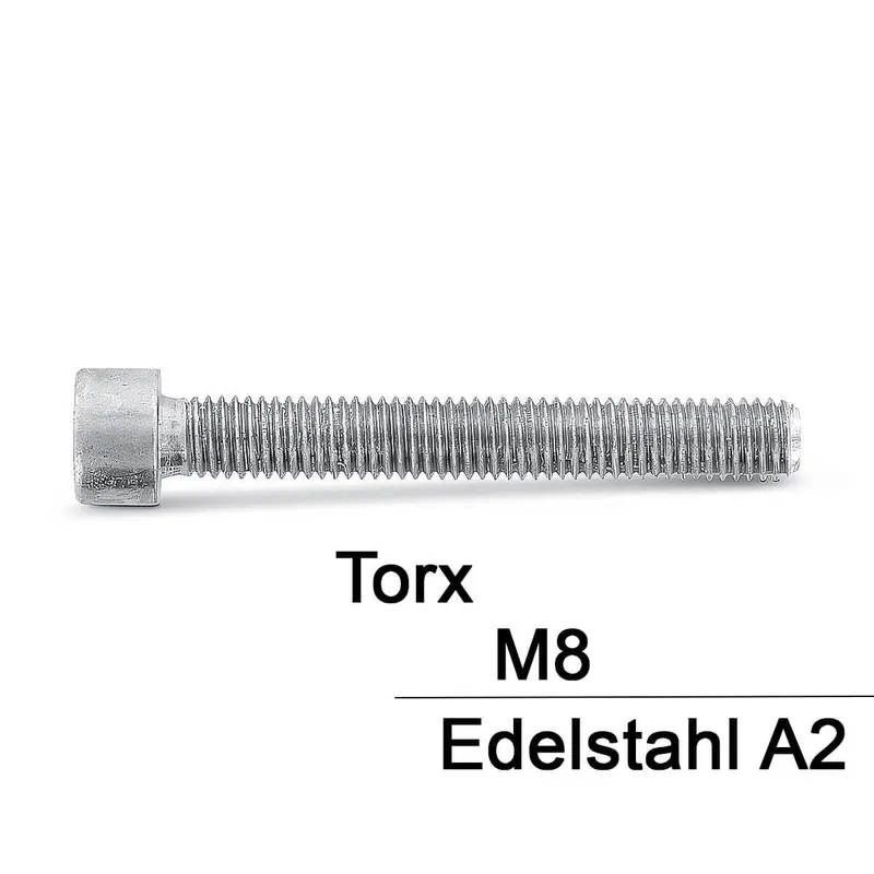 Zylinderschrauben ISO 14579 - M8x18 - Zylinderkopf - Torx - A2 - 200 Stück Meistverkauft