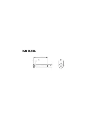 Zertifiziert Linsensenkschrauben - ISO 14584 - M5x90 - Linsensenkkopf - Vollgewinde - Torx - A4 - 200 Stück
