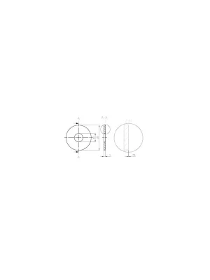 Versand Am Gleichen Tag NF E 25-513 A2 LL24 - AFNOR-Scheiben Form LL - 25 St