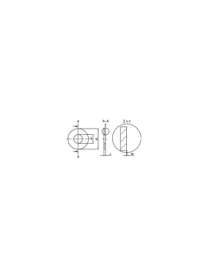 Wochenendangebot NF E 25-514 A2 Z2,5 - AFNOR-Scheiben Form Z - 500 St