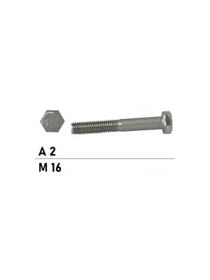 Begrenztes Angebot ISO 4014 A2-70 M 16X230 - Sechskantschrauben mit Schaft - 10 St