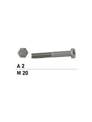 Abverkauf ISO 4014 A2-70 M 20X240 - Sechskantschrauben mit Schaft - 10 St