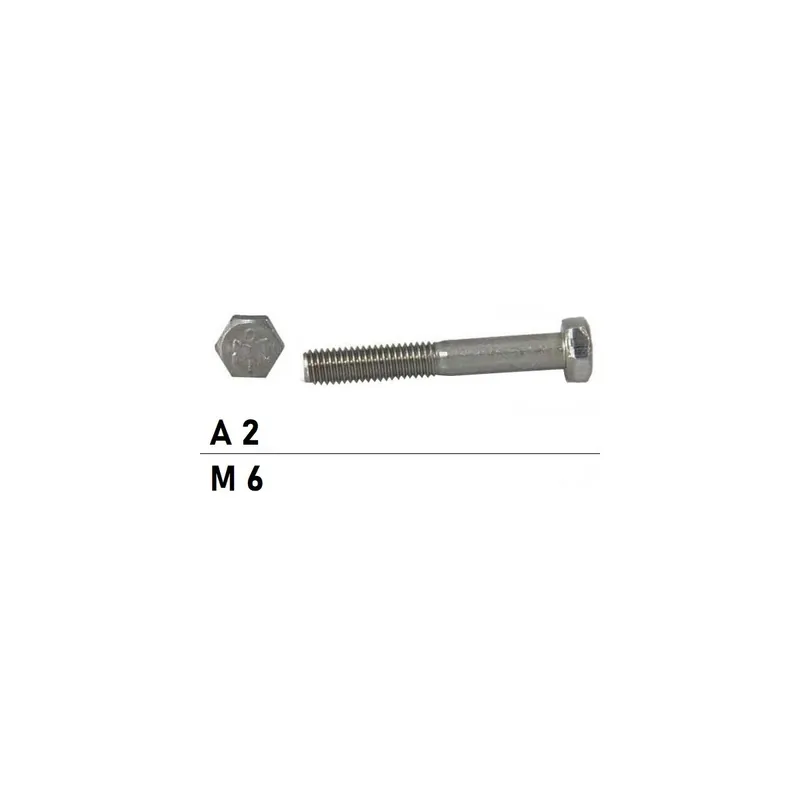Versand Am Gleichen Tag ISO 4014 A2-70 M 6X150 - Sechskantschrauben mit Schaft - 100 St
