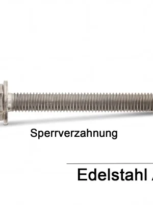 Beliebt DIN 6921 A2-70 M 10X55/55 - Sechskantschrauben mit Flansch und Sperrverzahnung - 100 St