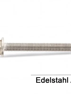 Sechskantschrauben DIN 6921 - M6x60/60 - Sechskantkopf- mit Flansch - A2 -200 Stück Sale