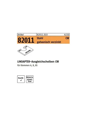 Top-Angebot Artikel 82011 Stahl CW galvanisch verzinkt LINDAPTER-Ausgleichscheiben CW