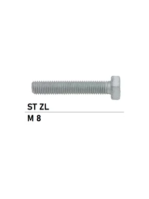 Abverkauf DIN 933 10.9 flZnL 480h (zinklamellenbesch.) Sechskantschrauben mit Gewinde bis Kopf - Abmessung M 8 x 20 (200 Stück)