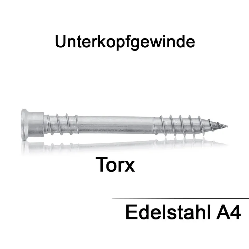 Art. 9243 A4 5,5X90/36 TX25 TBS-Drill Zyl.-Holzbauschrauben, Unterkopfgewinde - 100 Stück Sale