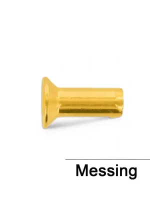 Senknieten DIN 661 - Messing Echt