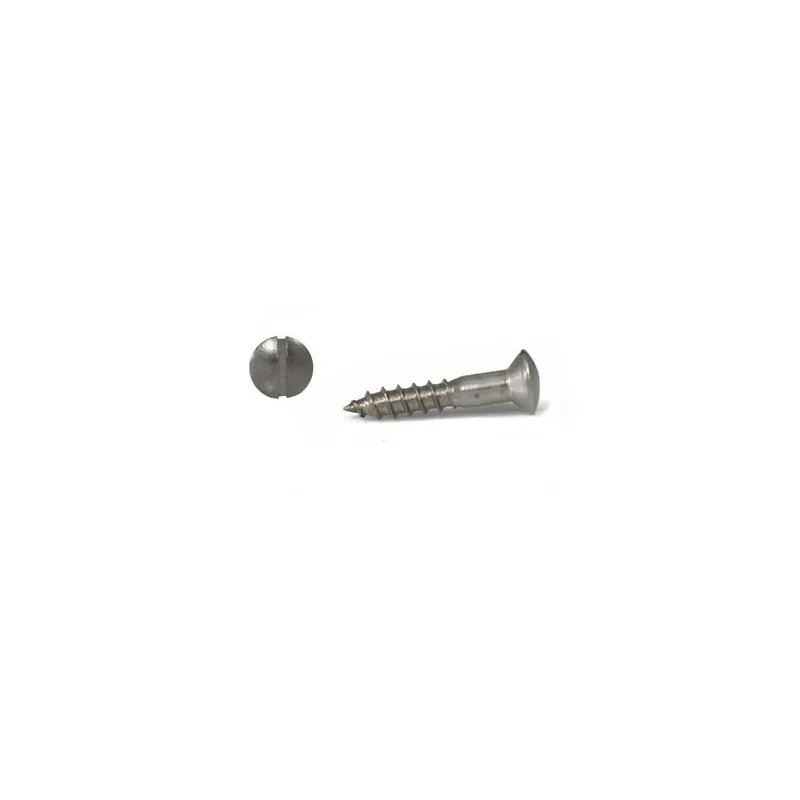 Top-Seller Holzschrauben DIN 95 - 3,5x40 - Linsensenkkopf - Schlitz - A2 - 200 Stück