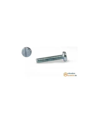 Abverkauf DIN 85 Flachkopfschraube - verzinkt - 4.8 - M6x25 - 200 Stück
