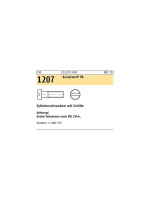 Super-Preis ISO 1207 Zylinderschrauben SZ Kunststoff