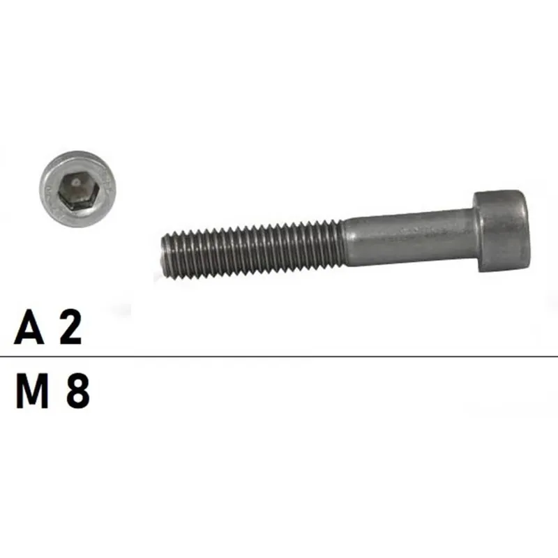 Zylinderschraube DIN 912 - M8x85 - Zylinderkopf - ISK - A2 - 50 Stück Rabatt