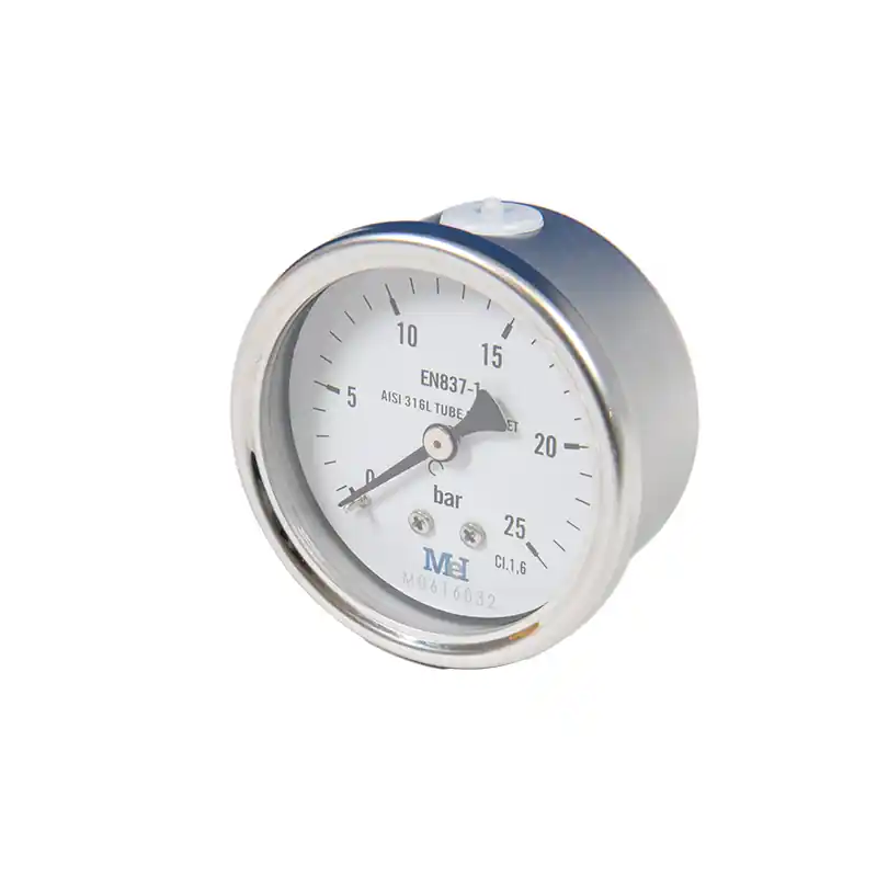 Neue Ware Edelstahlmanometer Ø 63 mm