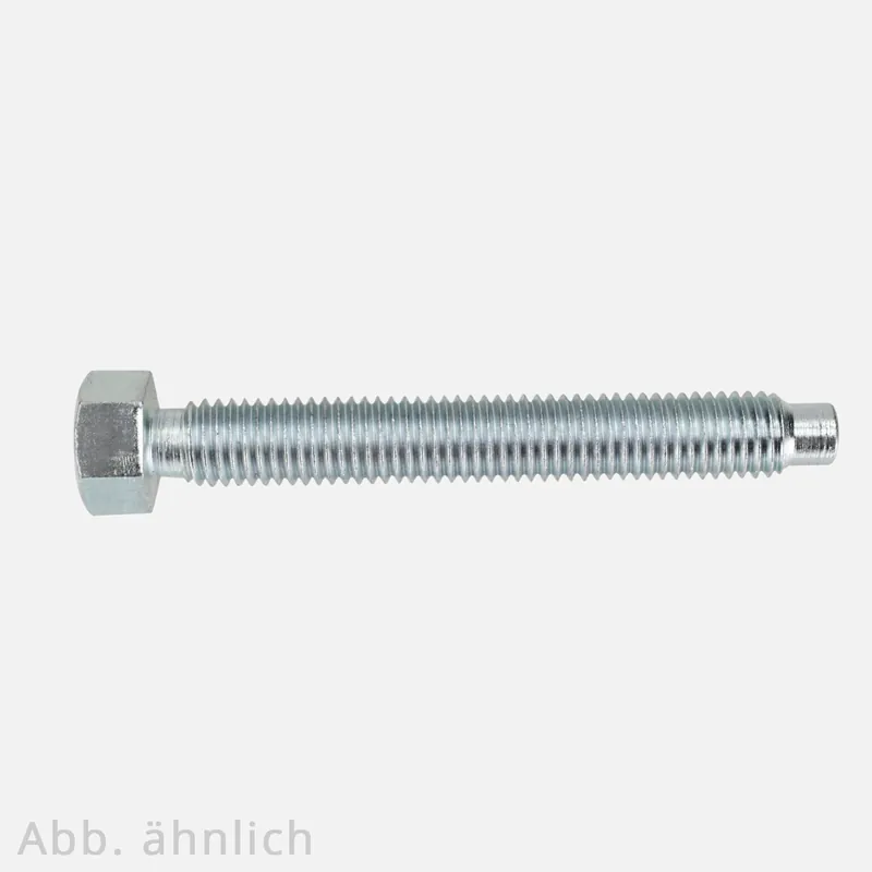 100 Sechskantschrauben M8x25 mm - DIN 561 - mit Gewindeauslauf - 8.8 verzinkt Sichere Zahlung