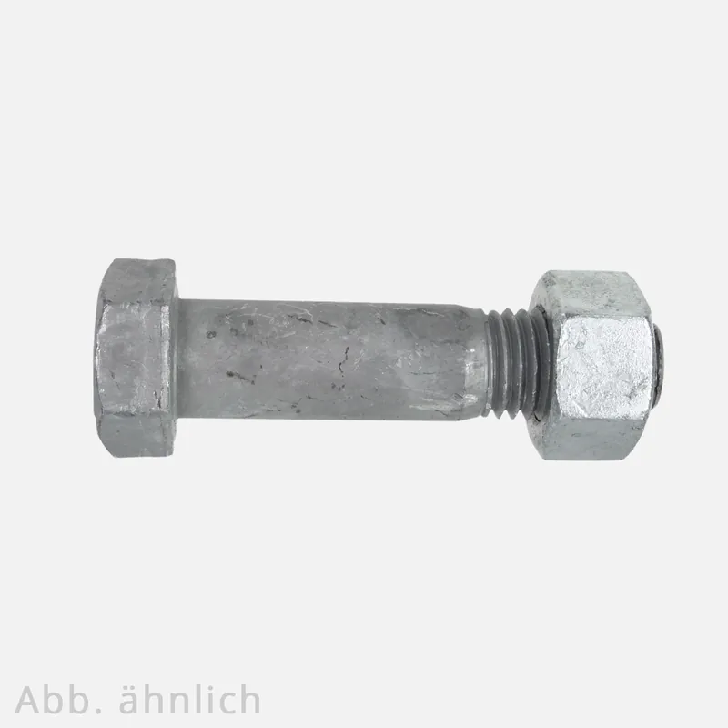 Beliebt 25 Sechskant-Passschrauben M16x100mm - DIN 7968 - 5.6 feuerverzinkt