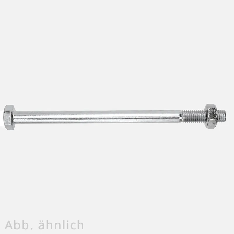 25 Sechskantschrauben M24x65 mm - SW 36 - verzinkt - DIN 601 - inkl. Mutter Abverkauf