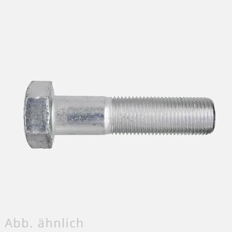10 Sechskantschrauben M20x180mm DIN 960 8.8 verzinkt Feingewinde 1,5 mm Preis Gesenkt