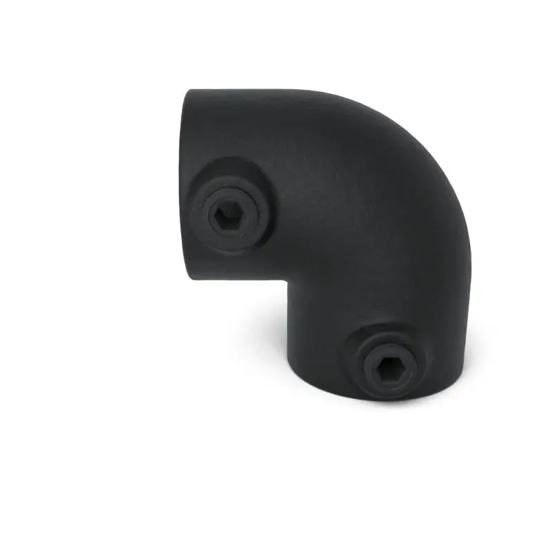 Kniestück 90° Typ 6C, 33.7 mm, Schwarz Outdoor Markenware